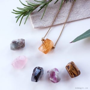 Colgante Piedras Naturales Crystal Vibes Esmagic Crystal Shop Tienda