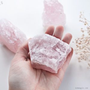 cuarzo rosa en bruto esmagic crystal shop